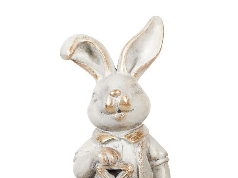 Dekorativ figur Simard MgO-plade Cottage klassisk hvid 1 stk.