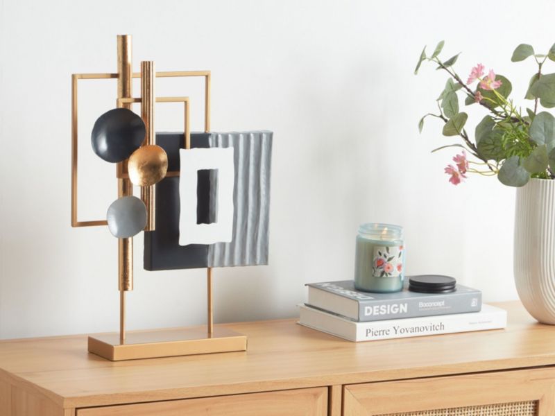 Dekorationsfigur Sulfur Jern Moderne Glamour Guld 1 stk.