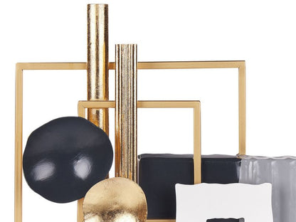 Dekorationsfigur Sulfur Jern Moderne Glamour Guld 1 stk.
