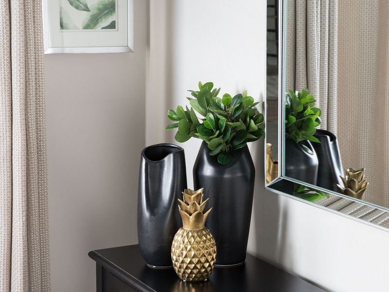 Dekorationsfigur Tyana keramik moderne glamour guld 1 stk.