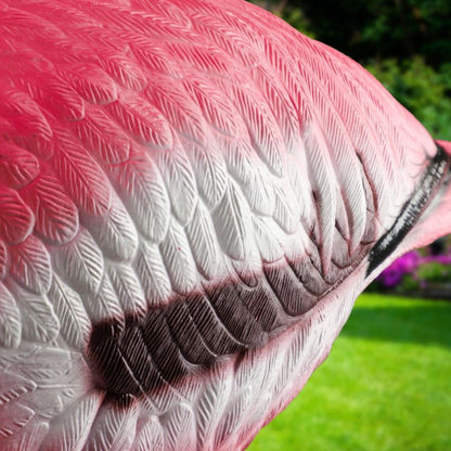 KADAX havefigur flamingo 80 cm stor XXL dekoration til haven 1 stk.