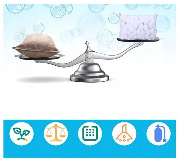 Filterkugler til Sandfilterpumpe 700 g Hvid