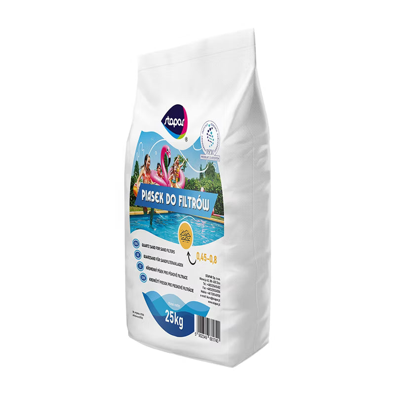 Filtersand til Pool 25 kg 0,4-0,8 mm