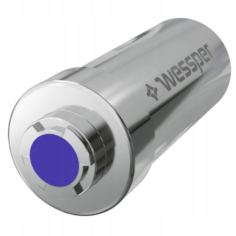 Wessper universal brusefilter til brusehoveder og slanger, vandblødgørende, sølv, 2 stk.