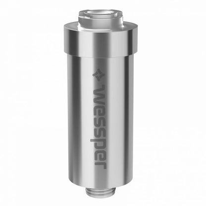 Wessper universal brusefilter til brusehoveder og slanger, vandblødgørende, sølv, 2 stk.