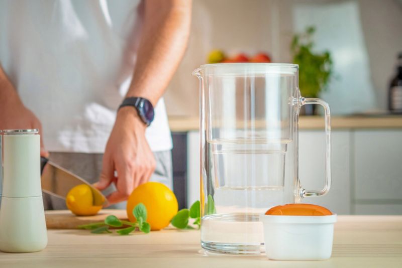 AquaFloow Maxi Hard vandfilter til kander, til hårdt vand, erstatning for Brita, Dafi og Aquaphor, 6 stk.