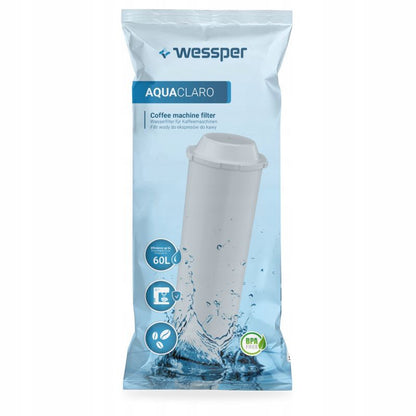 Wessper AquaClaro vandfilter til Krups og Nivona espressomaskiner, kulbaseret, 5 stk.