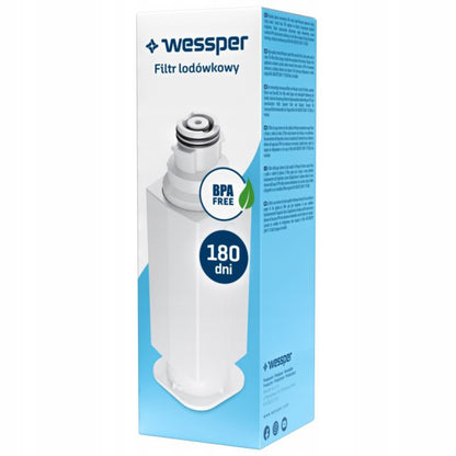 Wessper vandfilter til Samsung køleskabe RF, BRF, SRF – erstatning for DA97-17376B HAF-QIN, 1 stk.