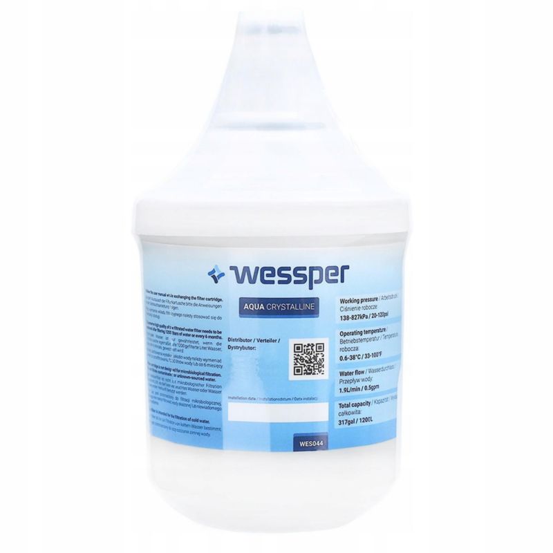 Wessper vandfilter til Samsung køleskab, erstatning DA29-00003F DA29-00003G, 2 stk.