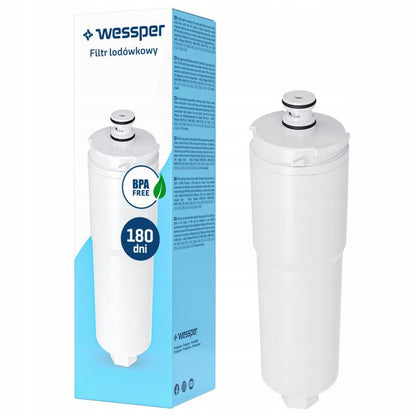 Wessper vandfilter til Whirlpool, Bosch og 3M køleskabe – erstatning WHCFR-PLUS, 1 stk.