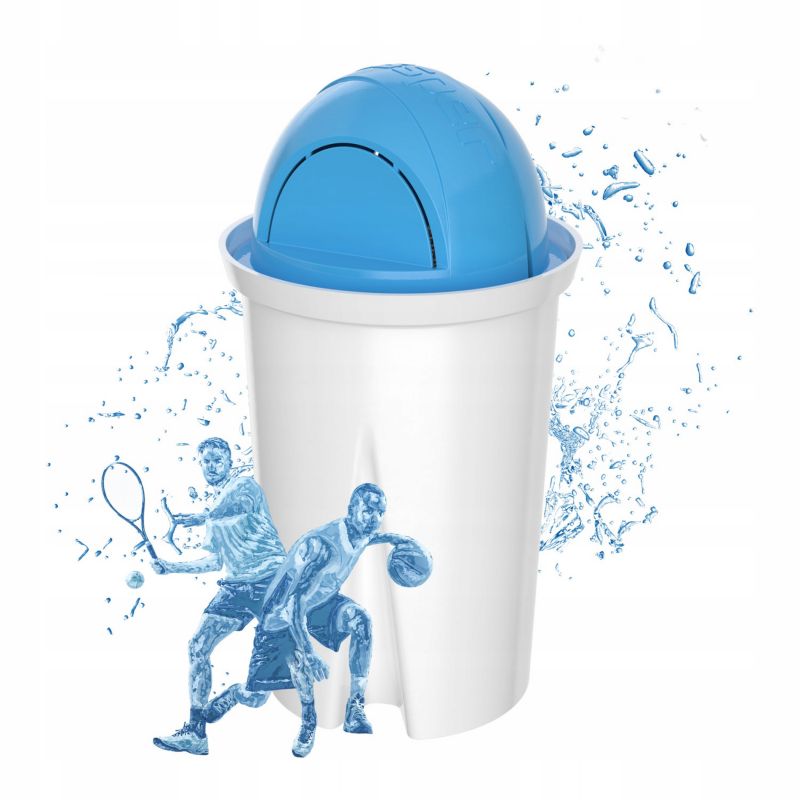 Wessper AquaClassic Sport vandfilter, 6 stk. filterpatroner til kande, erstatning for Brita og Dafi