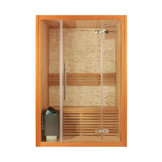 Finsk Sauna Cedertræ 150x150x210 cm Brun