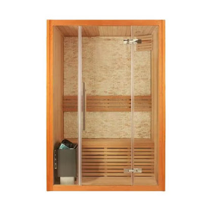 Finsk Sauna Cedertræ 150x150x210 cm Brun