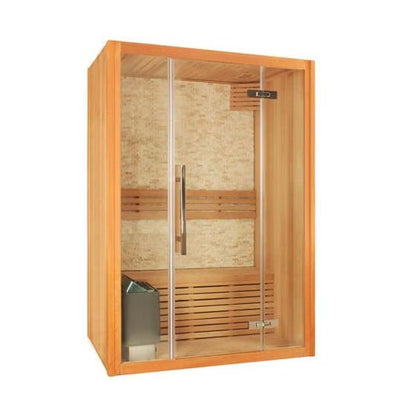 Finsk Sauna Cedertræ 150x150x210 cm Brun