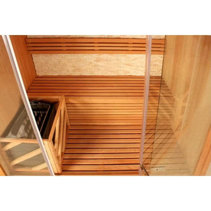 Finsk Sauna Cedertræ 150x150x210 cm Brun
