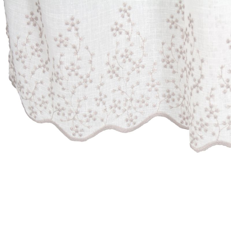 Gardinstof Alabama 140 x 280 cm i hvid-beige