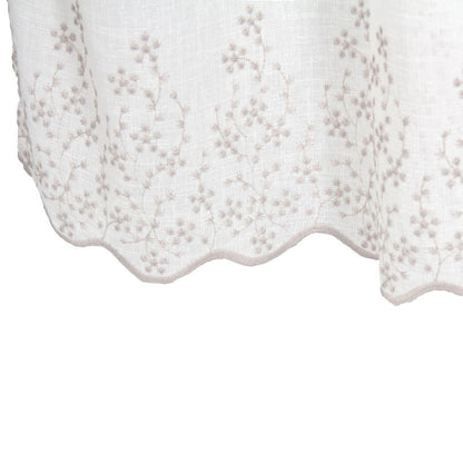 Gardinstof Alabama 140 x 280 cm i hvid-beige