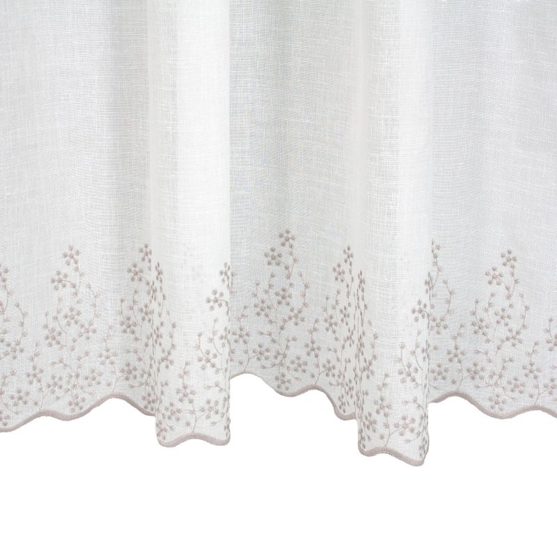 Gardinstof Alabama 140 x 280 cm i hvid-beige