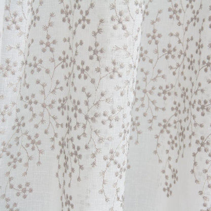 Gardinstof Alabama 140 x 280 cm i hvid-beige