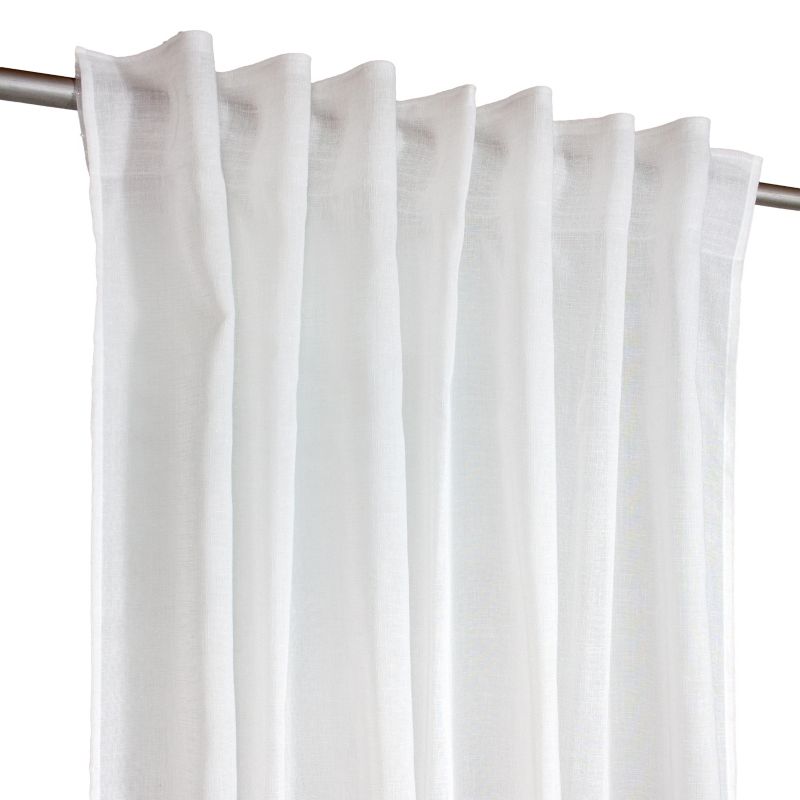 Gardinstof Alabama 140 x 280 cm i hvid-beige