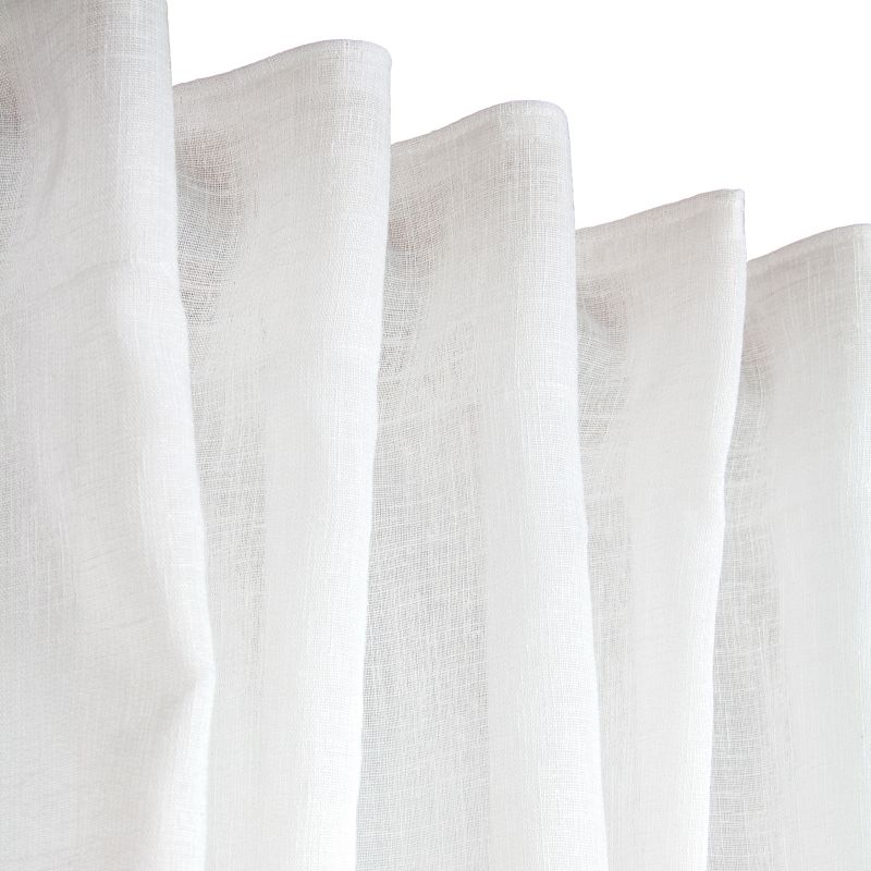 Gardinstof Alabama 140 x 280 cm i hvid-beige