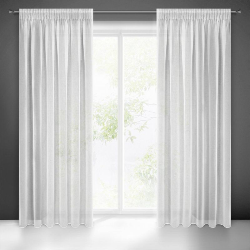 Elpidia gardin 140 x 270 cm hvid
