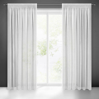 Elpidia gardin 140 x 270 cm hvid