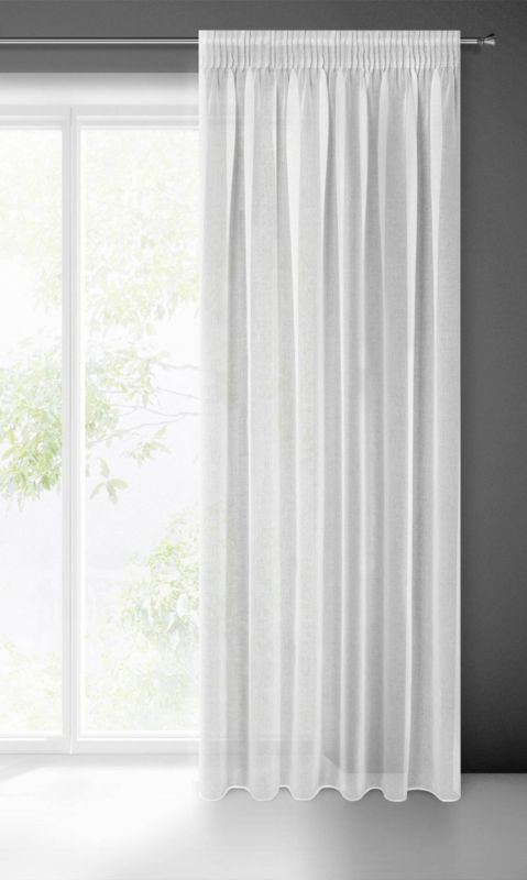 Elpidia gardin 140 x 270 cm hvid