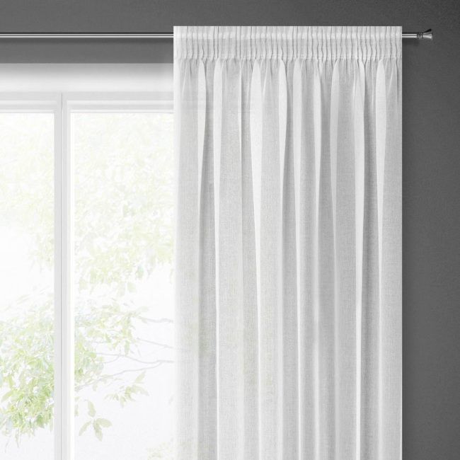 Elpidia gardin 140 x 270 cm hvid