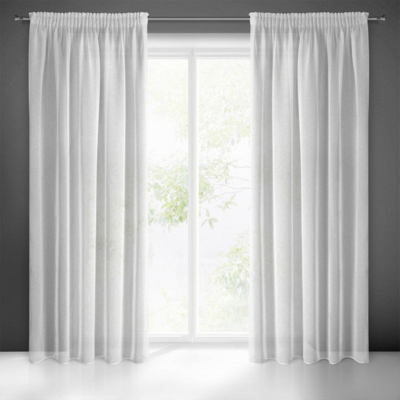 Eurofirany Angela gardin 140 x 300 cm hvid