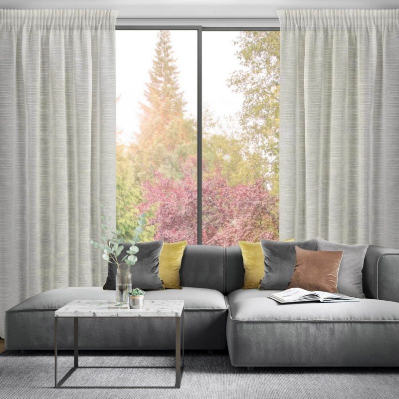 Eurofirany Aria gardin 140 x 300 cm naturlig