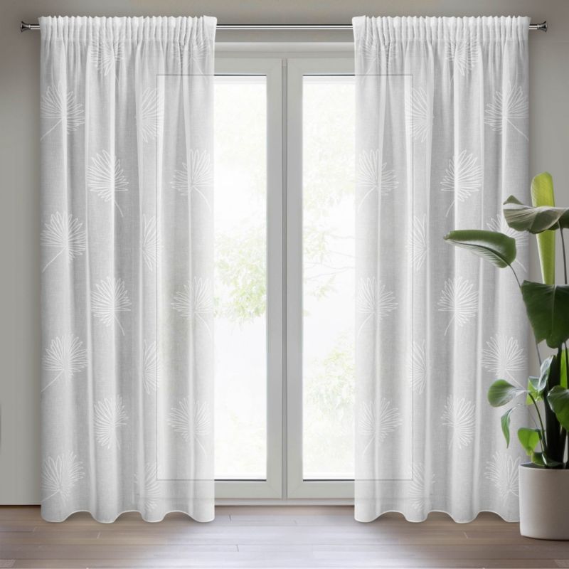 Eurofirany Jane gardin 140 x 270 cm hvid