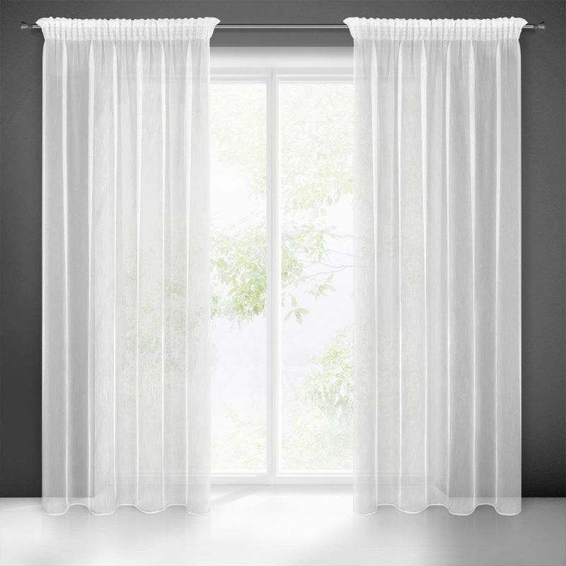 Eurofirany Nicea gardin 140 x 270 cm hvid