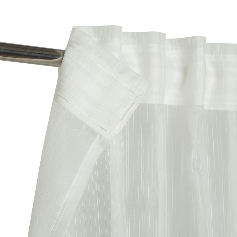 GoodHome gardin 290 x 300 cm hvid