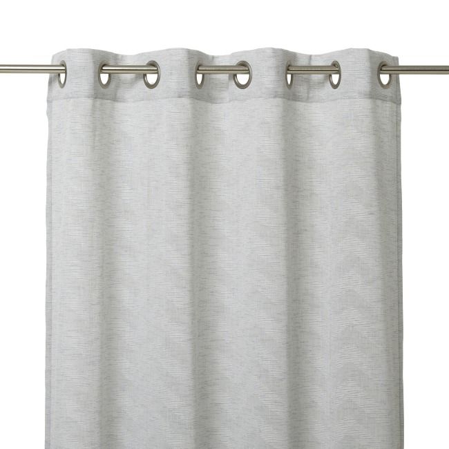 GoodHome Cormack gardin 140 x 260 cm grå