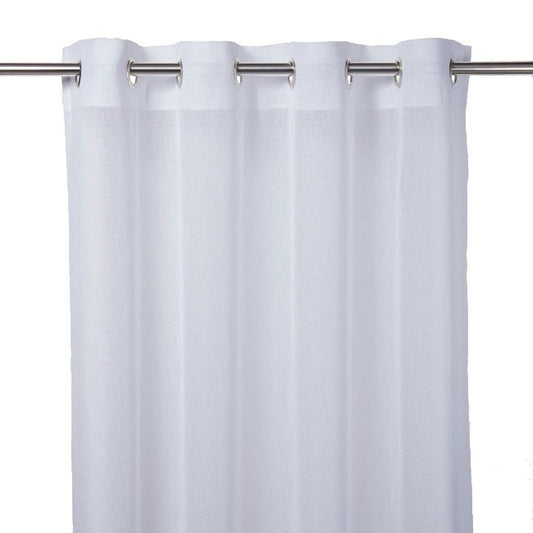 GoodHome Damak gardin 140 x 260 cm hvid