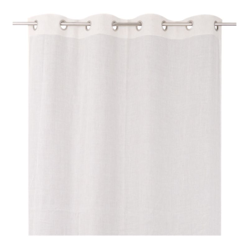 GoodHome Diaz gardin i polylin 140 x 260 cm hvid
