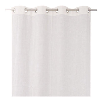 GoodHome Diaz gardin i polylin 140 x 260 cm hvid