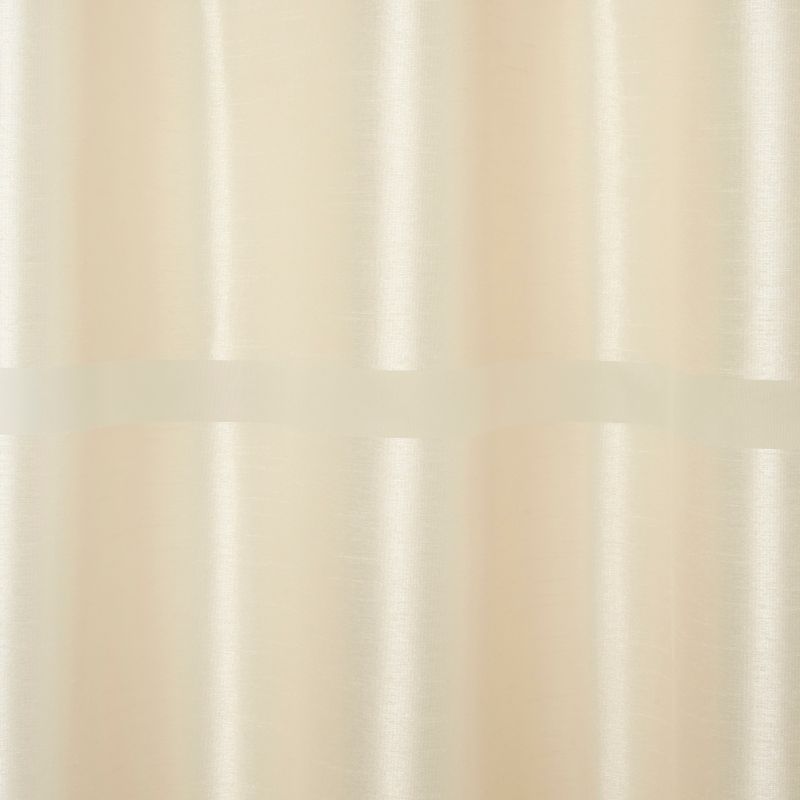 Gardinstof GoodHome Dokkle 140 x 300 cm kremfarvet