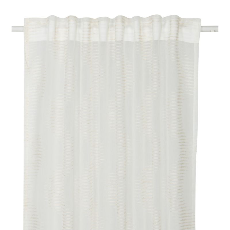 GoodHome Flame gardin 140 x 300 cm hvid