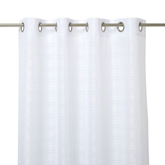 GoodHome Gorham gardin 140 x 260 cm hvid