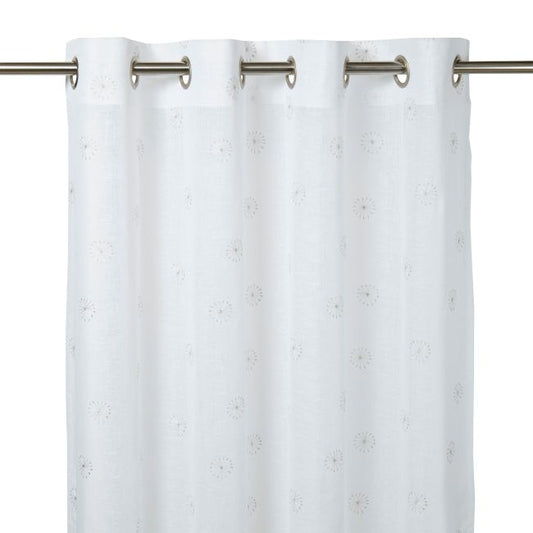 GoodHome Jaspe gardin 140 x 260 cm ecru