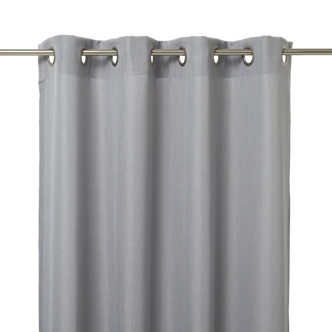 GoodHome Kippens gardin 140 x 260 cm grå