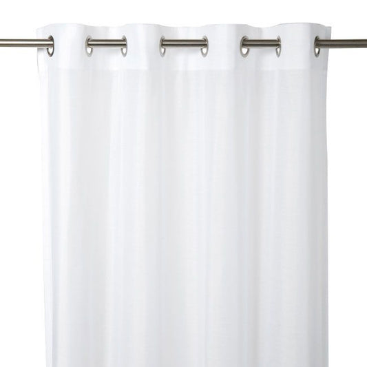 Gardinstof GoodHome Kymbe 140 x 260 cm hvid