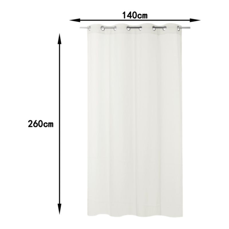 Gardiner GoodHome Kymbe 140 x 260 cm hvid