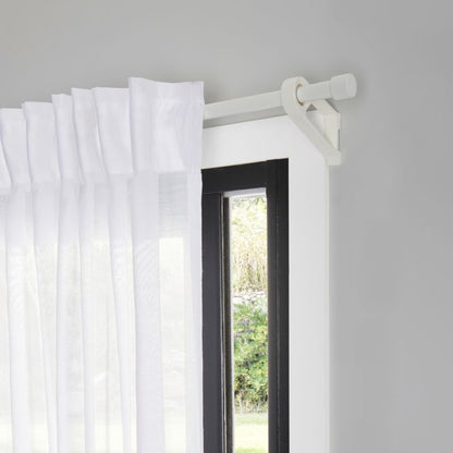 GoodHome Kymbe gardin 280 x 260 cm hvid