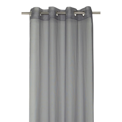 GoodHome Mesh gardin 140 x 300 cm grå