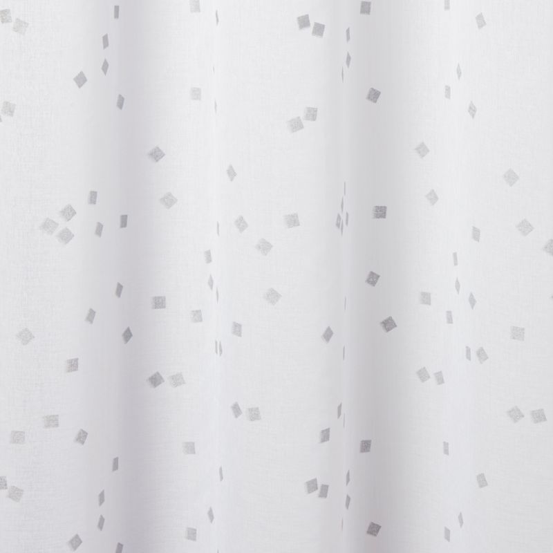 GoodHome Pyrite gardin 140 x 260 cm sølv