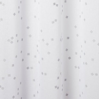 GoodHome Pyrite gardin 140 x 260 cm sølv