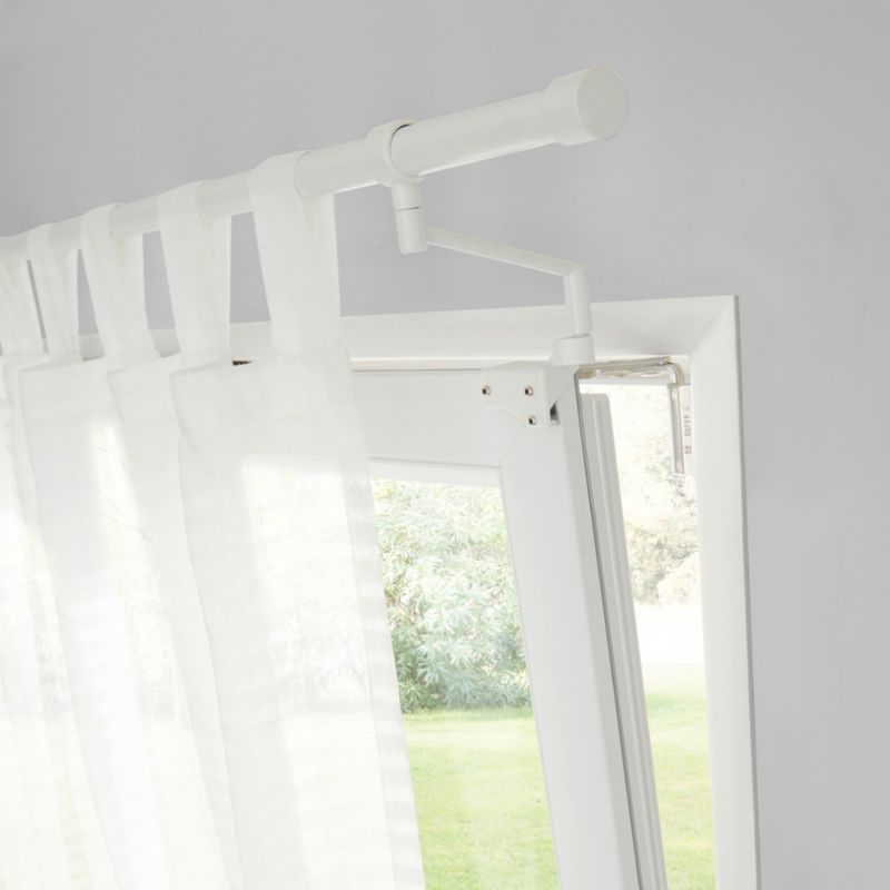 GoodHome Tolok gardin 140 x 260 cm hvid